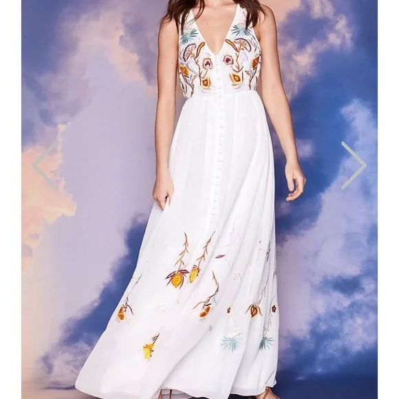 Nasty Gal Embroidered Dress. Great for Coachella